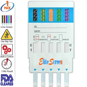 Easy@home 10 Panel Instant Drug Test Kit – 5pk : Target