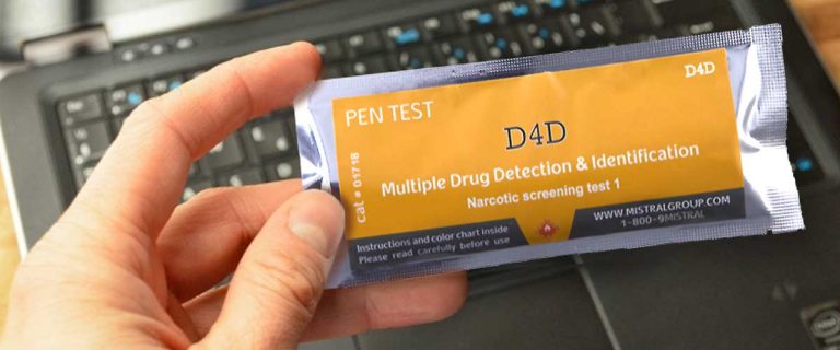 Drug Residue Test for Detecting and Identifying  Drugs of Abuse