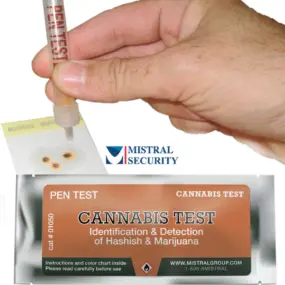 Marijuana Substance Test - A Surface Test to detect Marijuana Residue