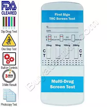 Multi-Level Marijuana Drug Test Kit - Multi-Level THC Test - Low