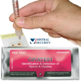 An Opiate Residue Drug Detection Test to Identify Opium, and Morphine